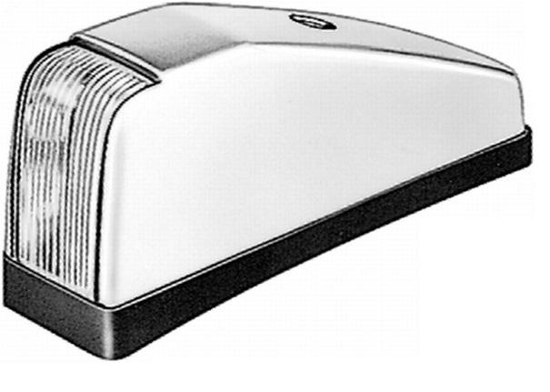 Lumină de poziție HELLA 2PF 002 860-031, R10W, 12/24 V, argintie